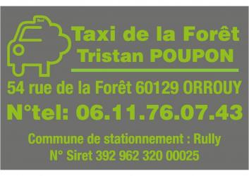 Taxi de la forêt 06.11.76.07.43 - Rully (Oise)